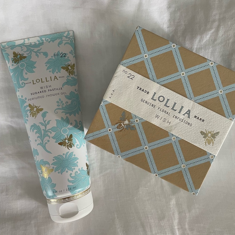 Lollia Wish shower gel and body butter